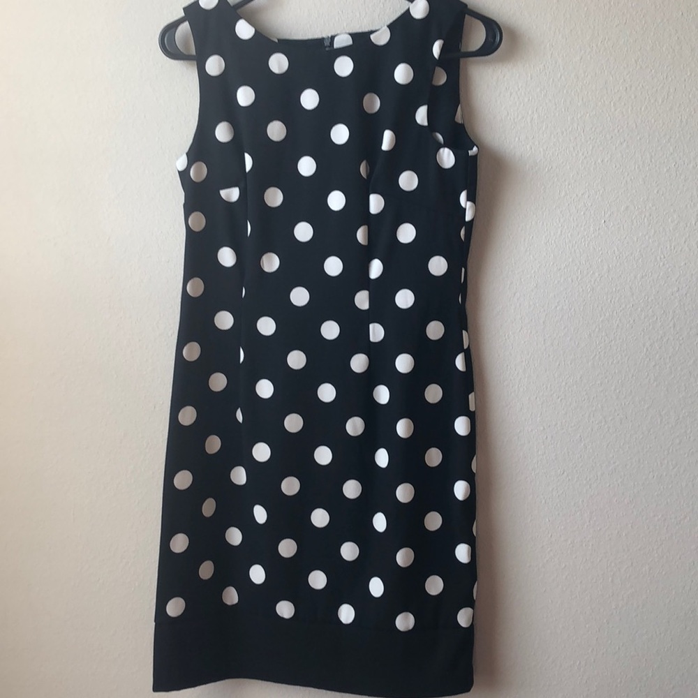 Fitted Polka Dot Bodycon Dress